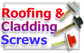 Industrial roofing screws